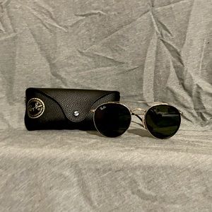 Ray-Ban Round Double Bridge and Case